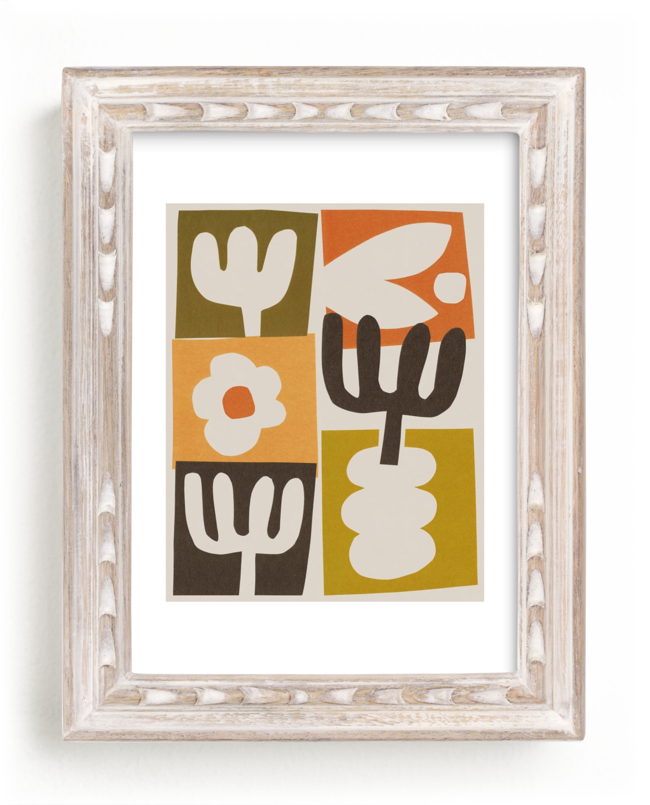 "Botanical Cut-Outs" - Limited Edition Art Print by Alisa Galitsyna in beautiful frame options and a variety of sizes.