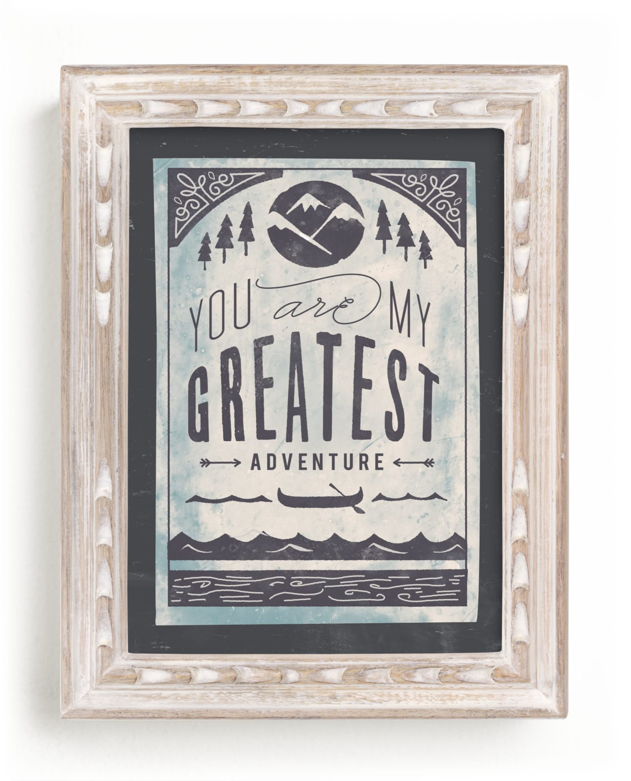 "My Greatest Adventure" - Art Print by Lori Wemple in beautiful frame options and a variety of sizes.