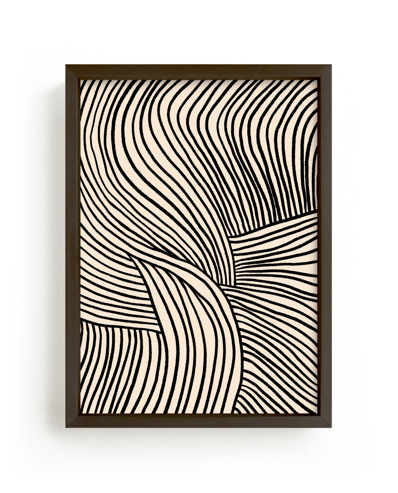"Flowing Lines" - Limited Edition Art Print by Iveta Angelova in beautiful frame options and a variety of sizes.