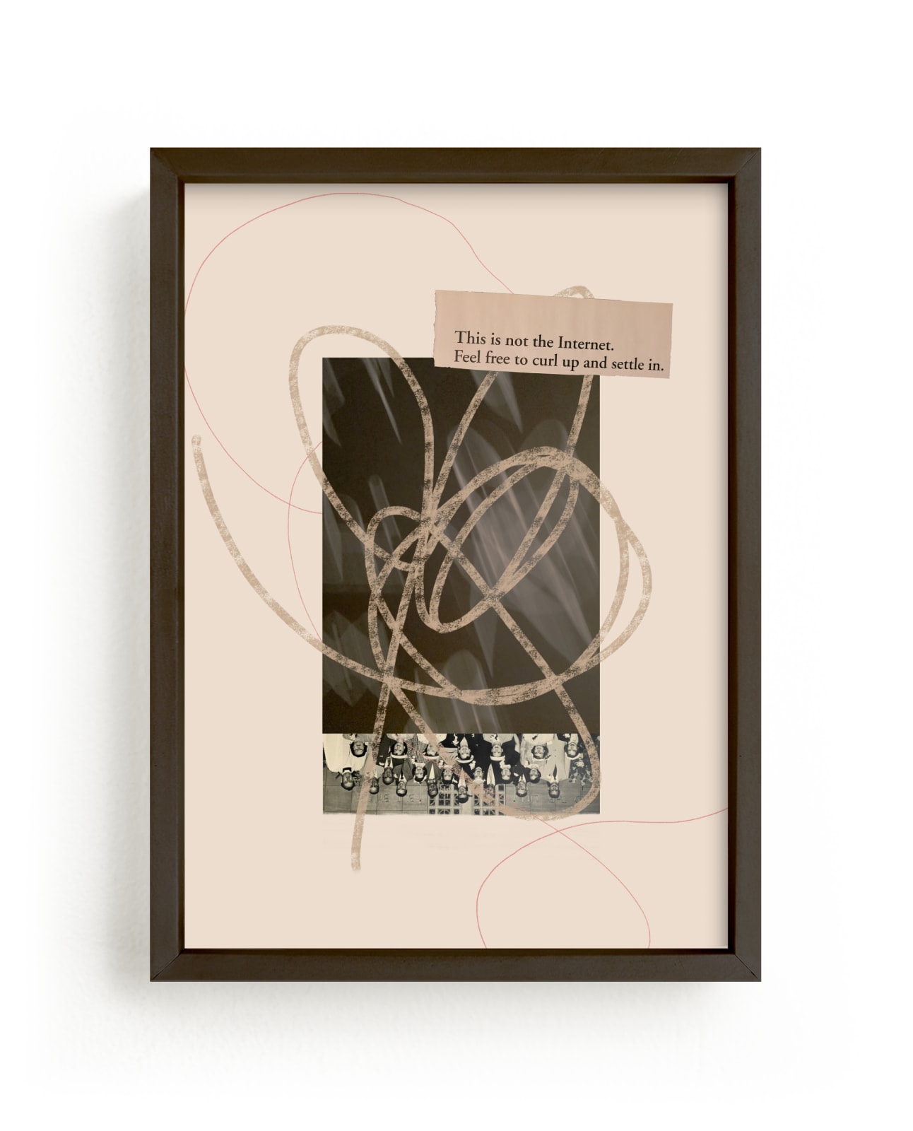 "Curl Up & Settle In" - Limited Edition Art Print by Kimberly Young in beautiful frame options and a variety of sizes.