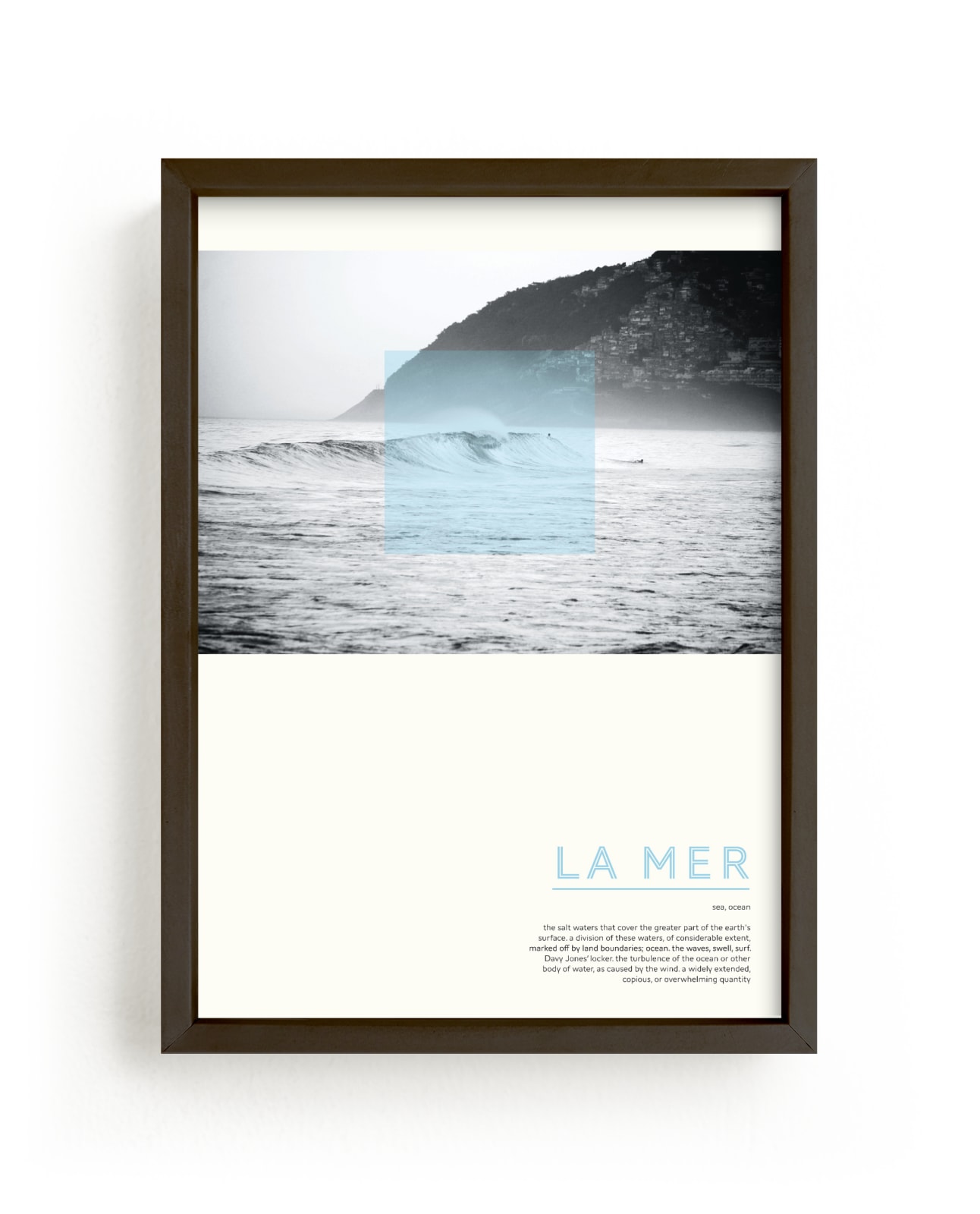 "La Mer" - Limited Edition Art Print by WHALEN in beautiful frame options and a variety of sizes.