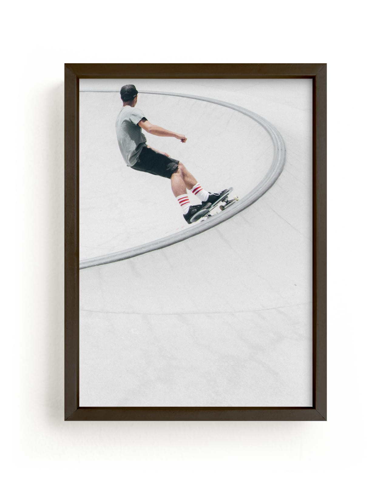 "Saint Skate 01" - Limited Edition Art Print by Asha Nahas in beautiful frame options and a variety of sizes.