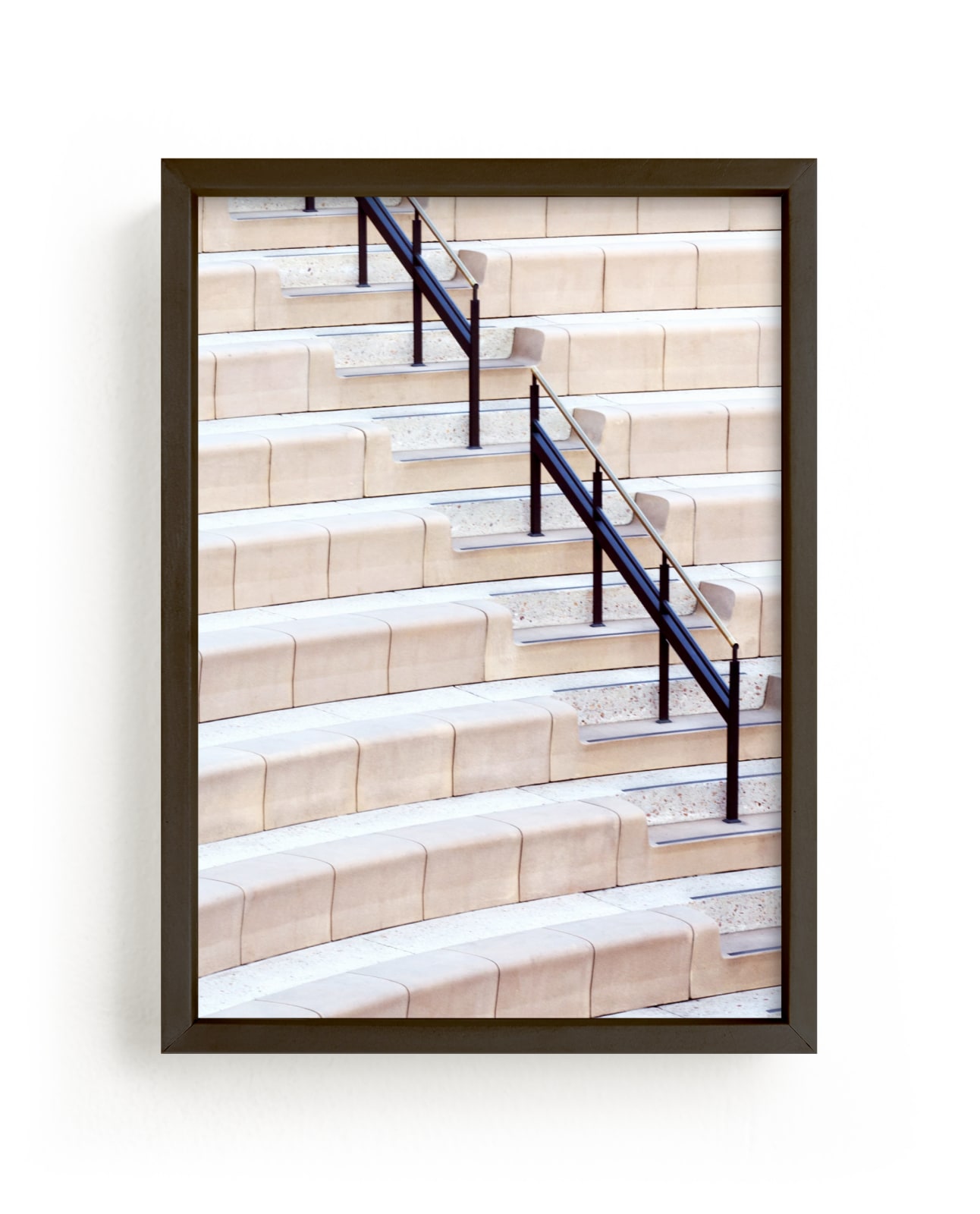 "Stairs of the Getty 2" - Limited Edition Art Print by Lisa Sundin in beautiful frame options and a variety of sizes.