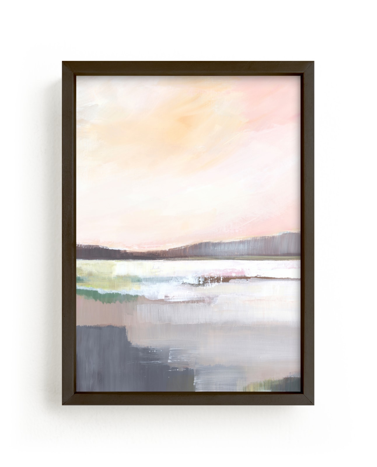 "Sunrise In White" - Grownup Open Edition Non-custom Art Print by AlisonJerry in beautiful frame options and a variety of sizes.