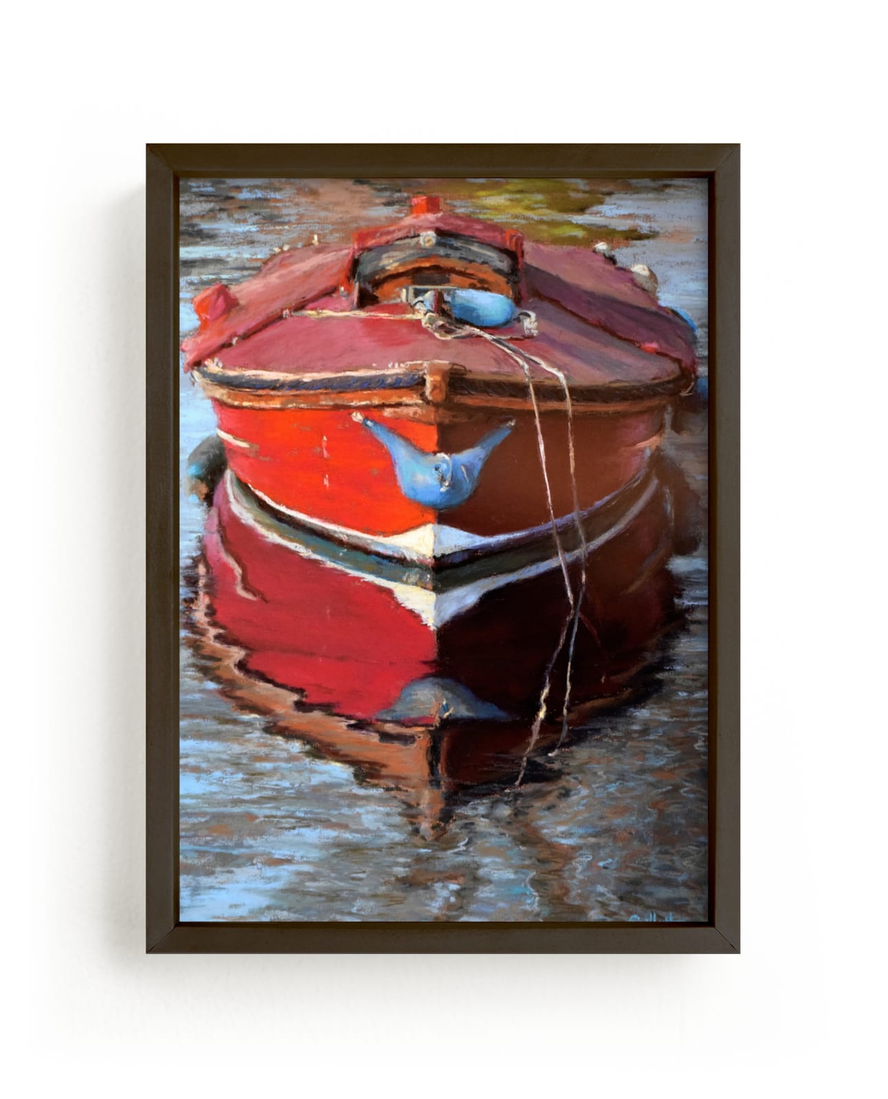 "Along The Shoreline" - Art Print by Cindy Gillett in beautiful frame options and a variety of sizes.