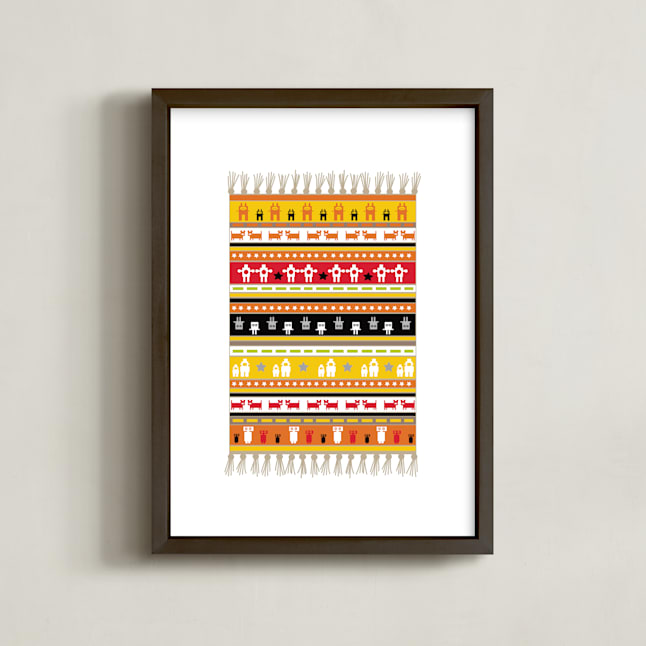 Rustic Robot Rug