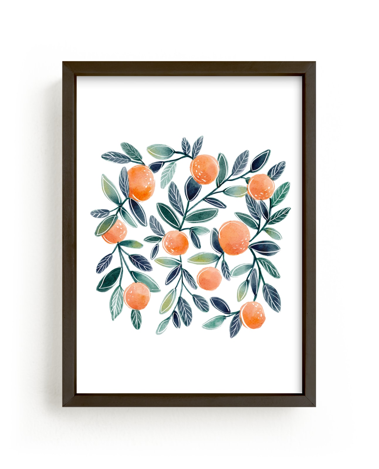 "Sweet Clementines" by Britt Mills in beautiful frame options and a variety of sizes.