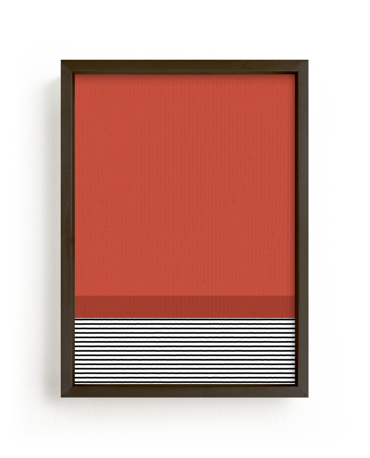 "Sunset Geometric Abstract" by MinimalType in beautiful frame options and a variety of sizes.