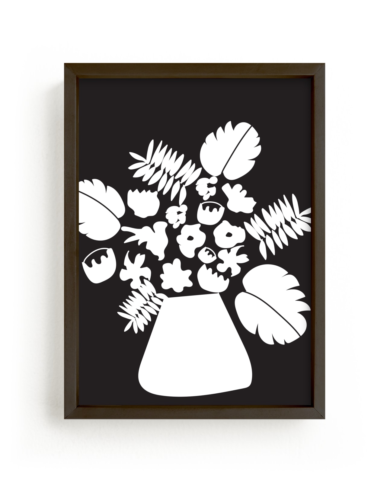 "Floral Shadows" by Kisco Print Shop in beautiful frame options and a variety of sizes.