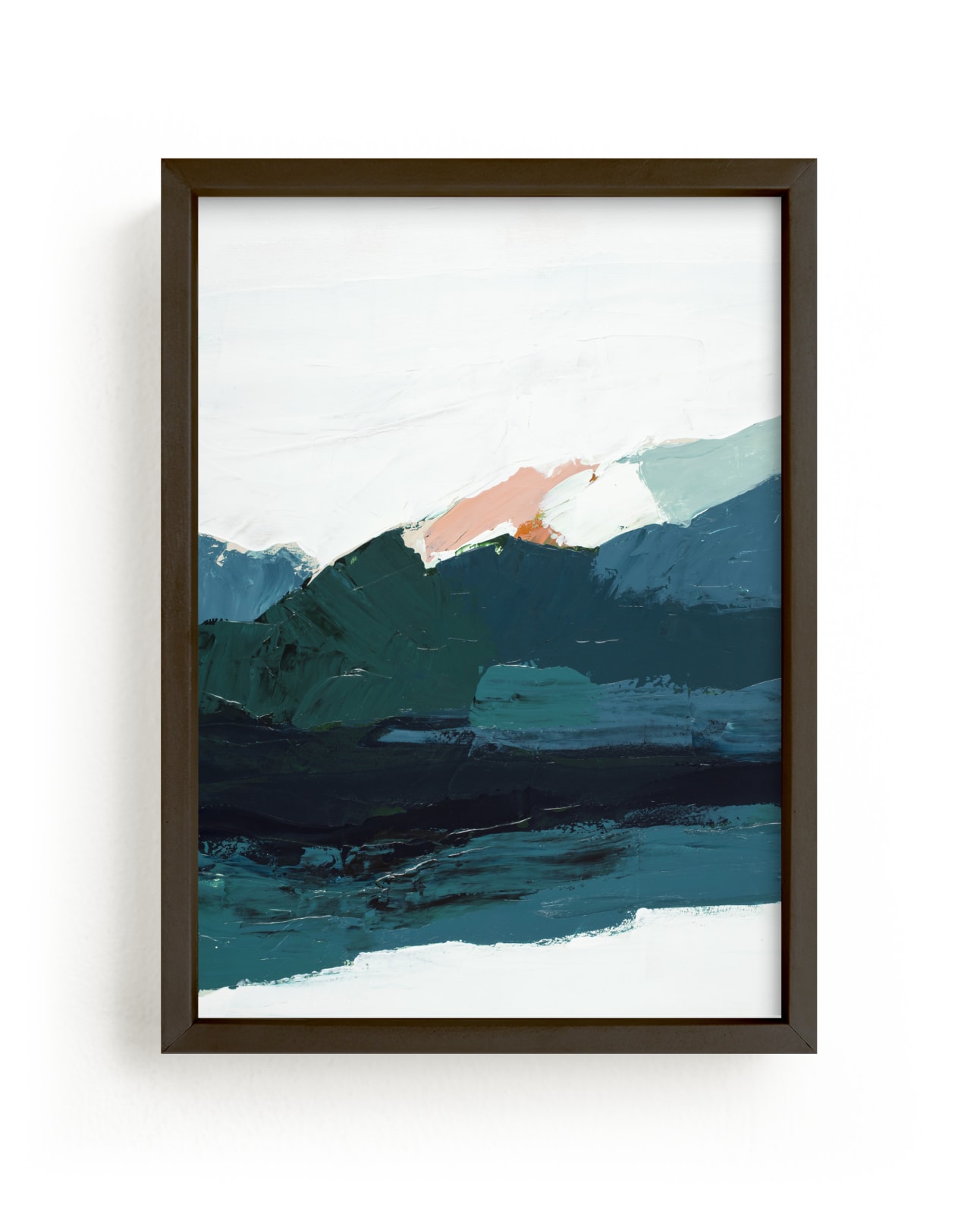 "Abstract Alaskan Bay" by Caryn Owen in beautiful frame options and a variety of sizes.