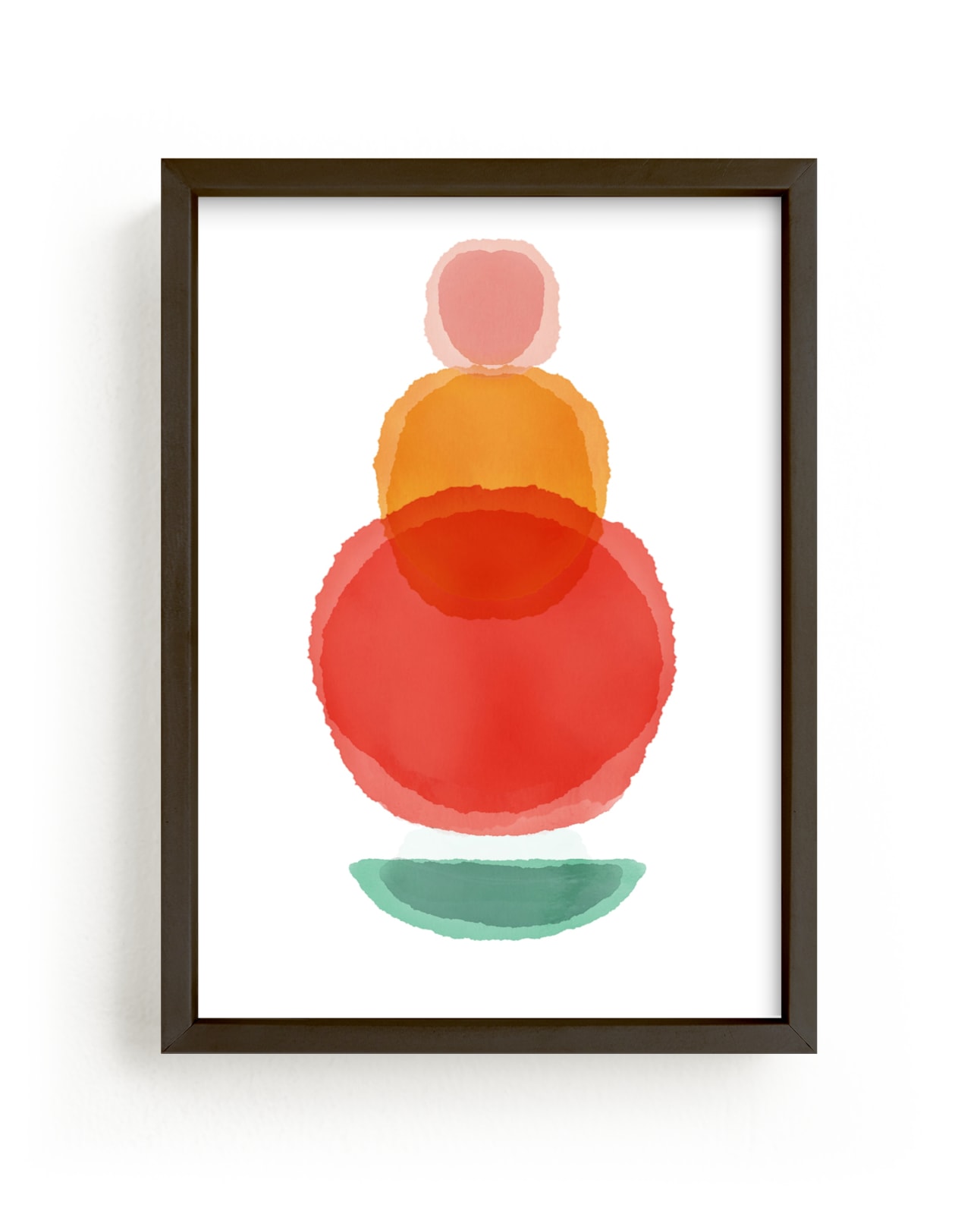 "Totem-Woman" by Maggie Ramirez Burns in beautiful frame options and a variety of sizes.
