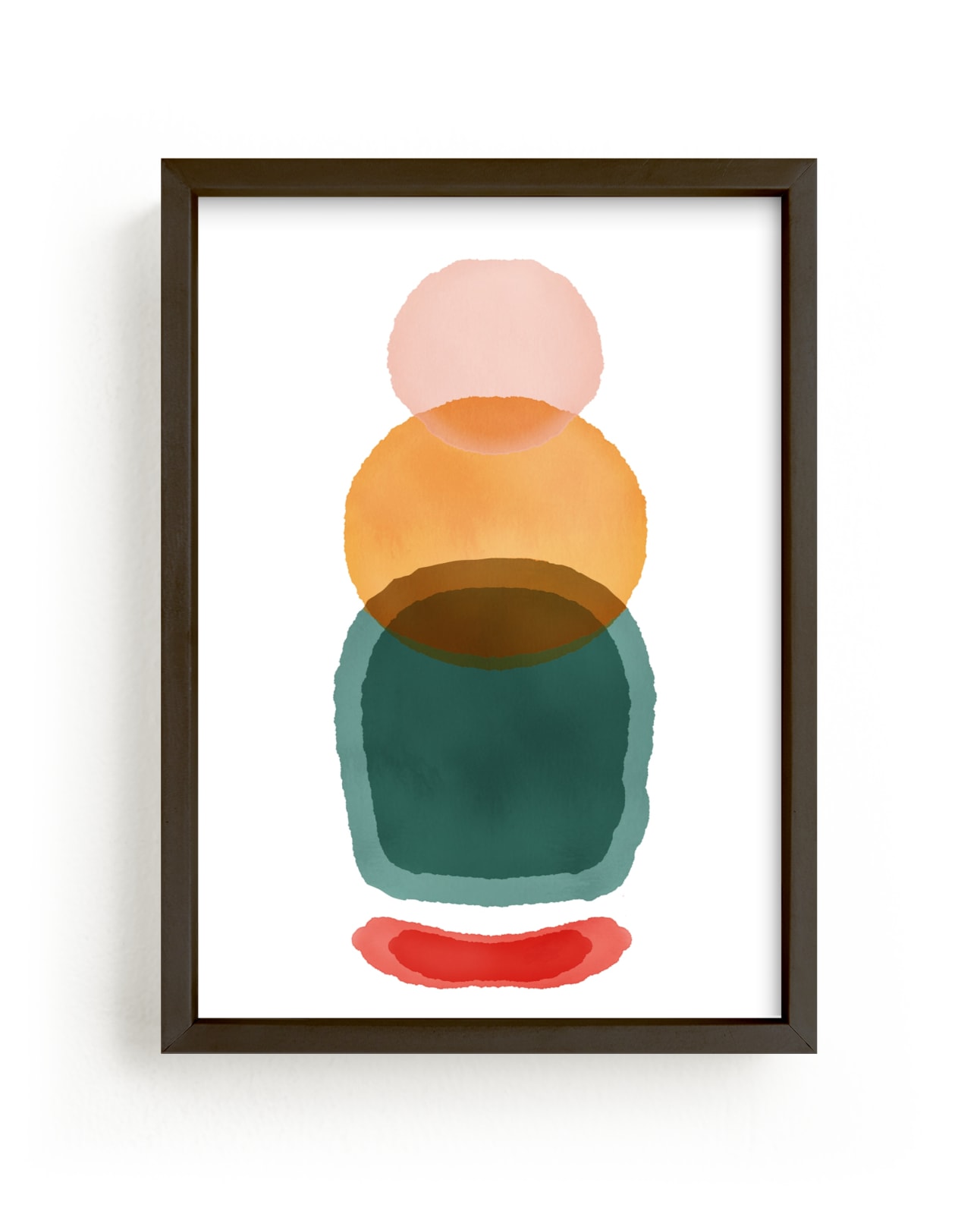 "Totem - Man" by Maggie Ramirez Burns in beautiful frame options and a variety of sizes.