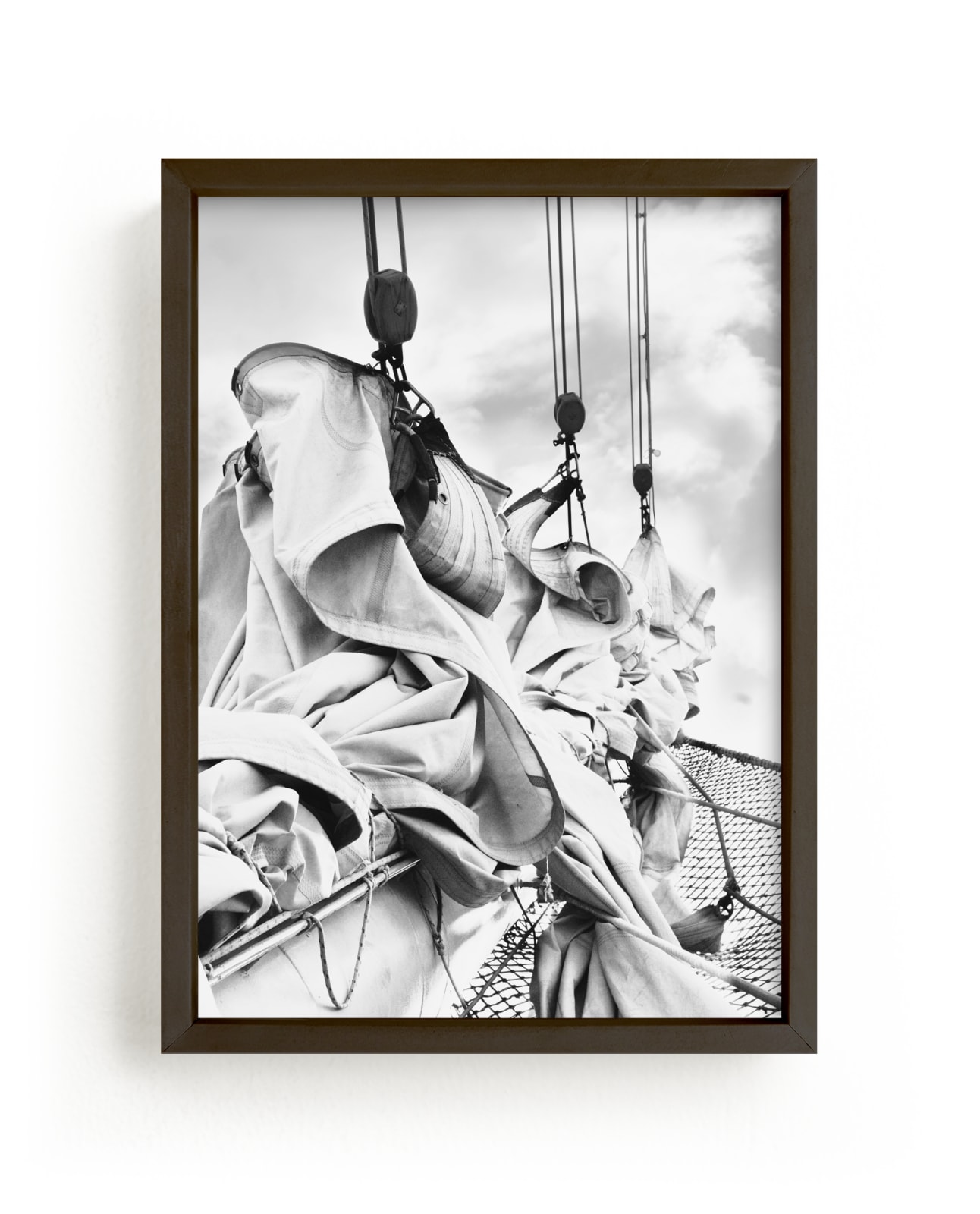 "Sail Nº1" by Anne Ciotola in beautiful frame options and a variety of sizes.
