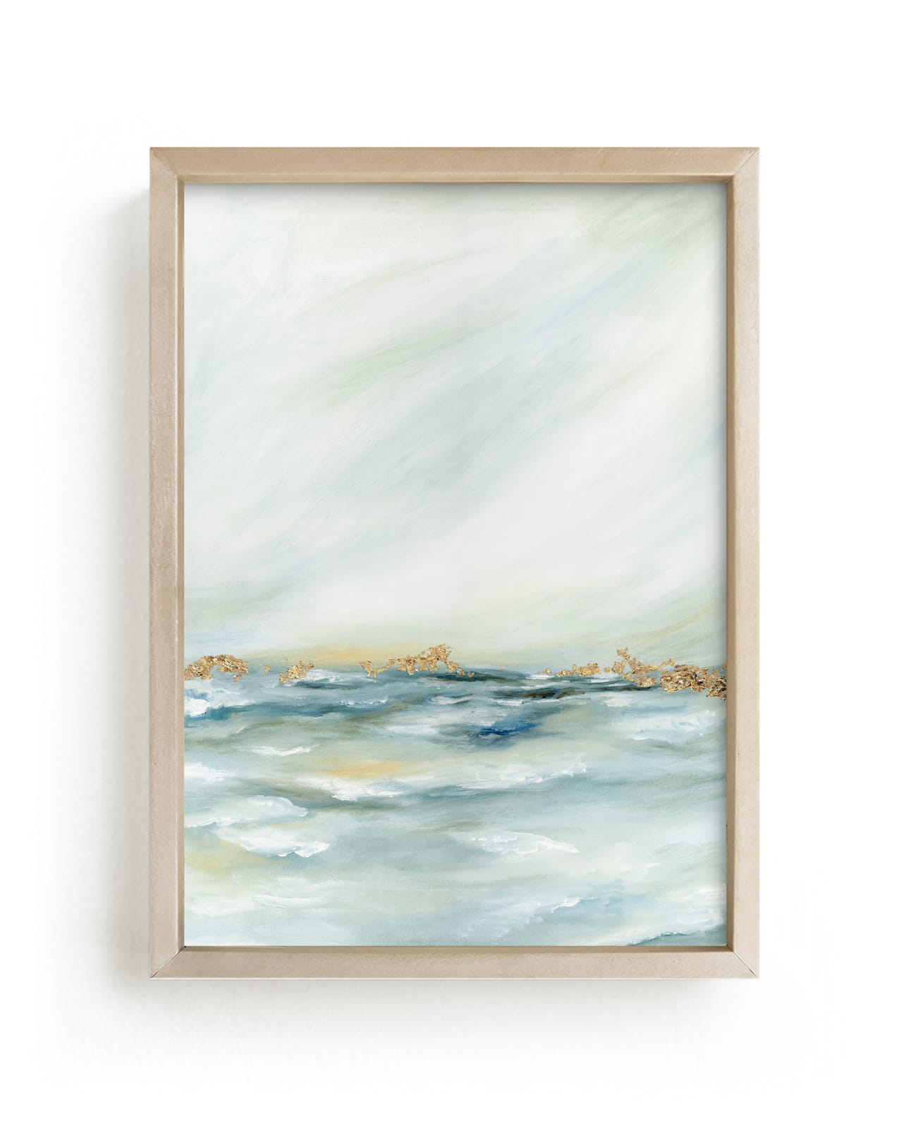 "Shimmering Coast II" - Limited Edition Art Print by Nicoletta Savod in beautiful frame options and a variety of sizes.