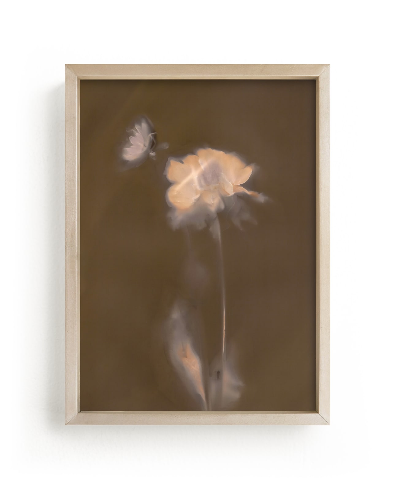 "Single Dahlia Flower" - Limited Edition Art Print by Sarah Hart Morgan in beautiful frame options and a variety of sizes.