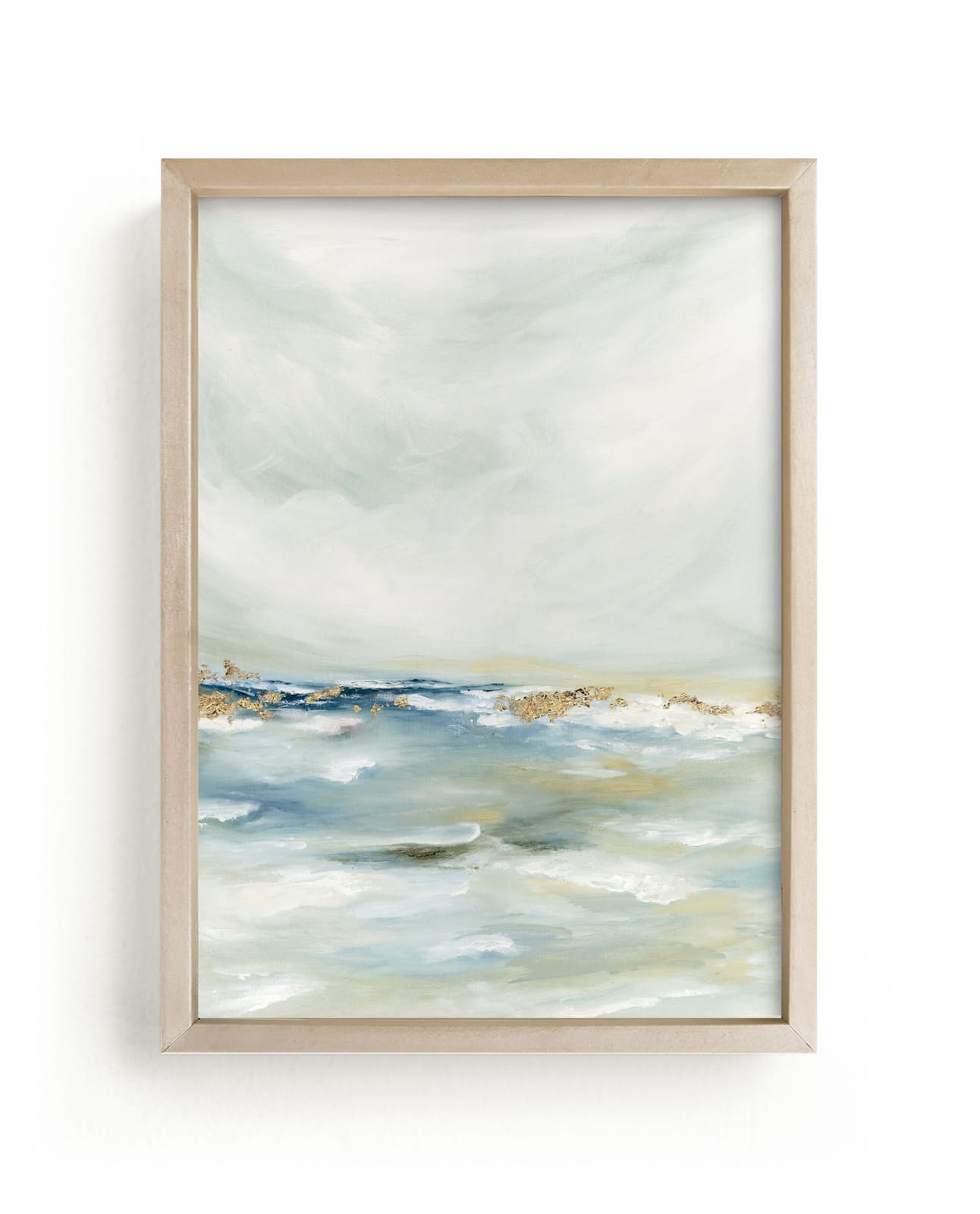 "Shimmering Coast I" - Limited Edition Art Print by Nicoletta Savod in beautiful frame options and a variety of sizes.