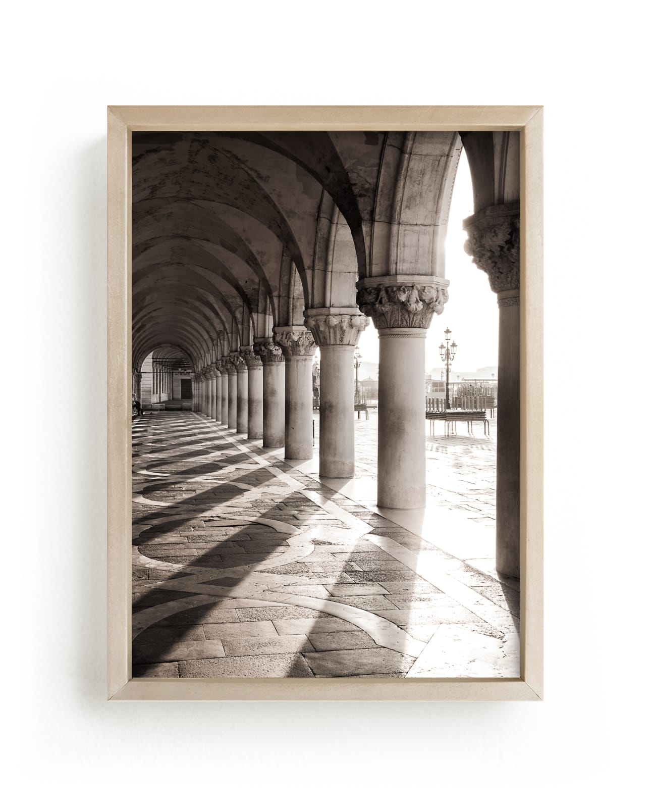 "The Arcade" - Limited Edition Art Print by MengI Shen in beautiful frame options and a variety of sizes.