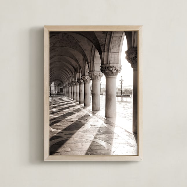 "The Arcade" - Limited Edition Art Print by MengI Shen in beautiful frame options and a variety of sizes.