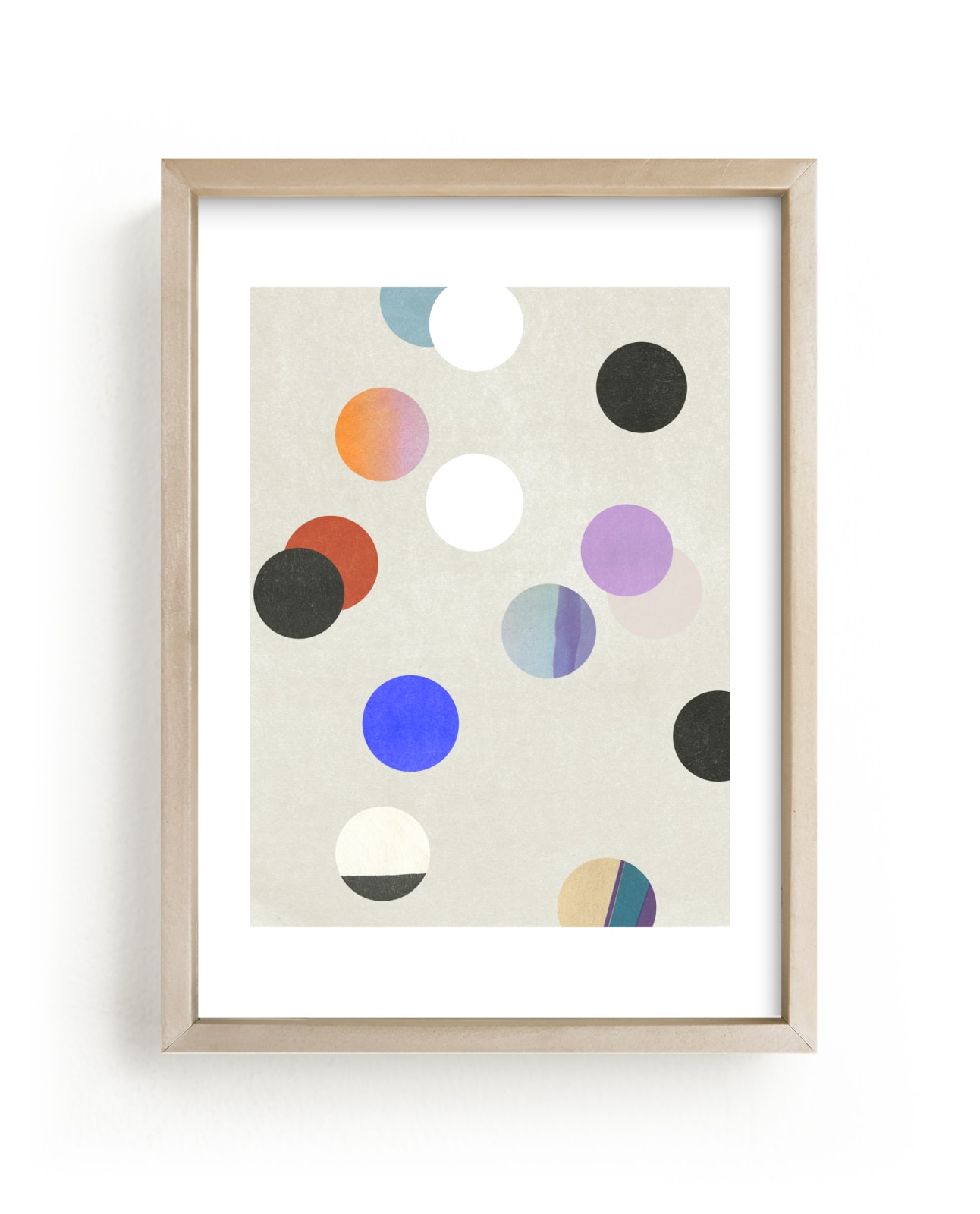 "playful circles I" - Limited Edition Art Print by Sumak Studio in beautiful frame options and a variety of sizes.