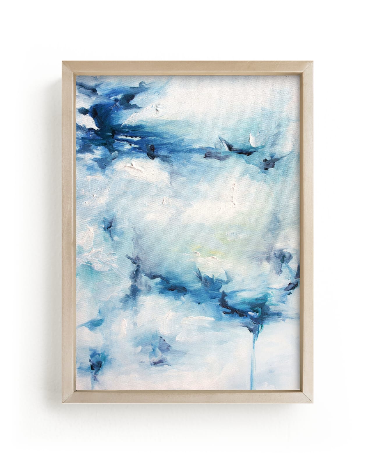 "Ocean Poem" - Art Print by Nicoletta Savod in beautiful frame options and a variety of sizes.