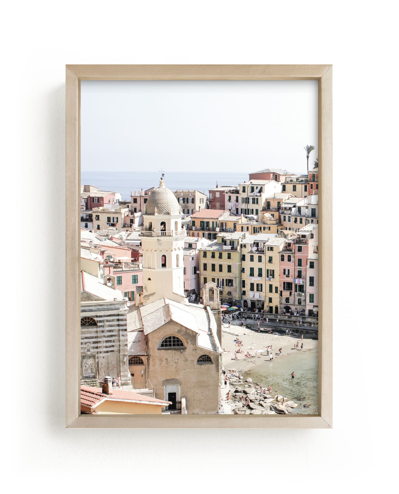 "Vernazza Coast" by LindseyErin in beautiful frame options and a variety of sizes.