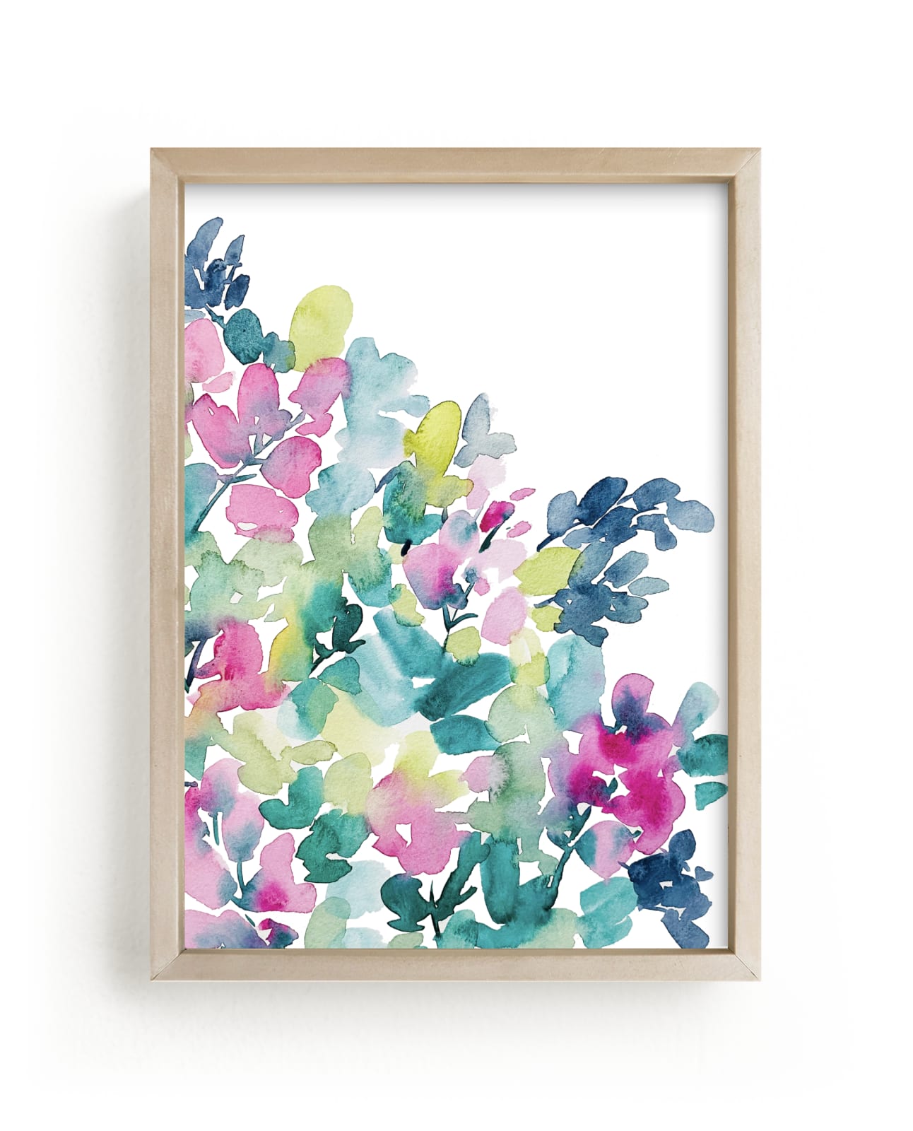 "Poppy Blooms II" by Britt Mills in beautiful frame options and a variety of sizes.