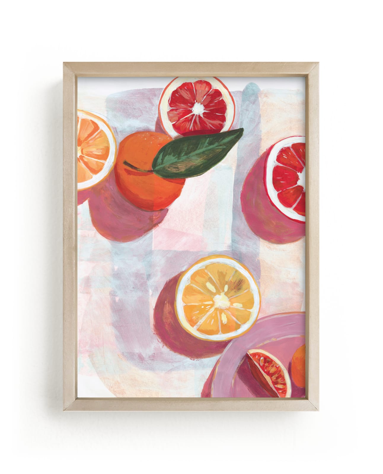 "Citrus Symphony" by Kinga Subject in beautiful frame options and a variety of sizes.