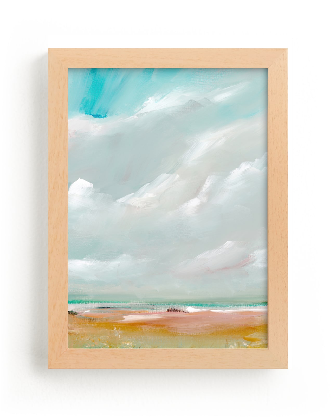 "Sea Shore" - Limited Edition Art Print by Lindsay Megahed in beautiful frame options and a variety of sizes.