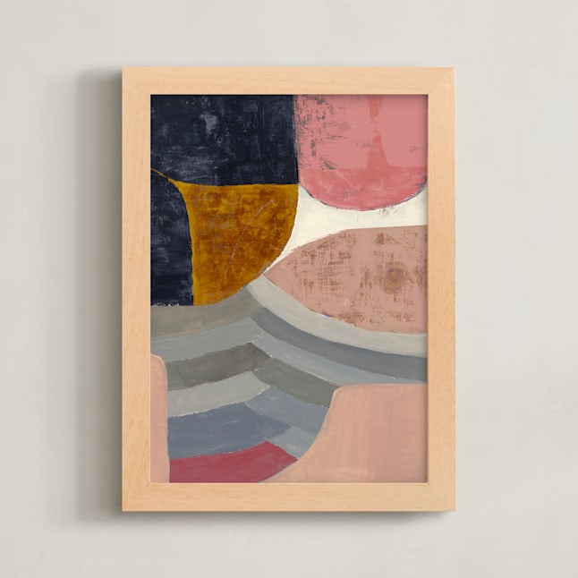"Composition On Color and Texture 1" - Limited Edition Art Print by Bethania Lima in beautiful frame options and a variety of sizes.