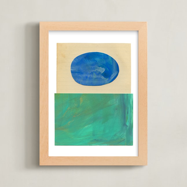 "Jewelbox" - Art Print in Lapis by Field and Sky - Framed