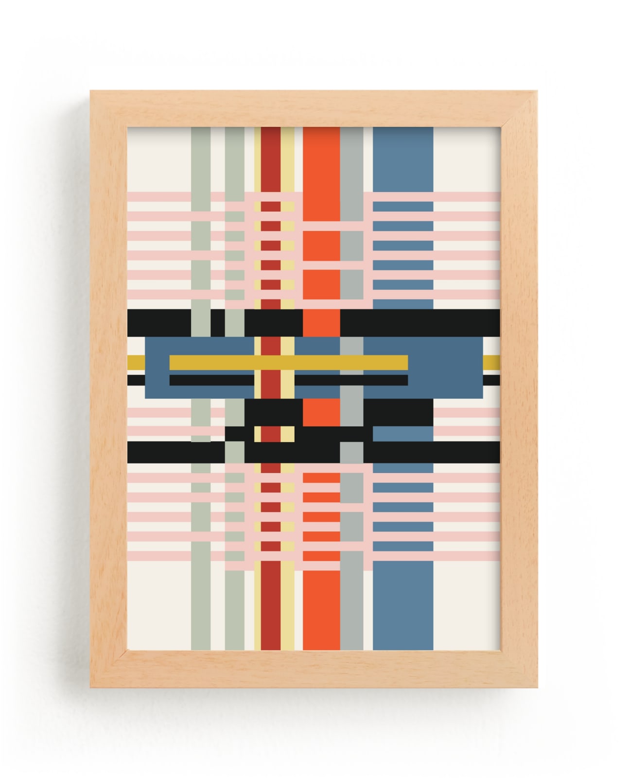 "Weaving" - Grownup Open Edition Non-custom Art Print by Stefania Copertini in beautiful frame options and a variety of sizes.