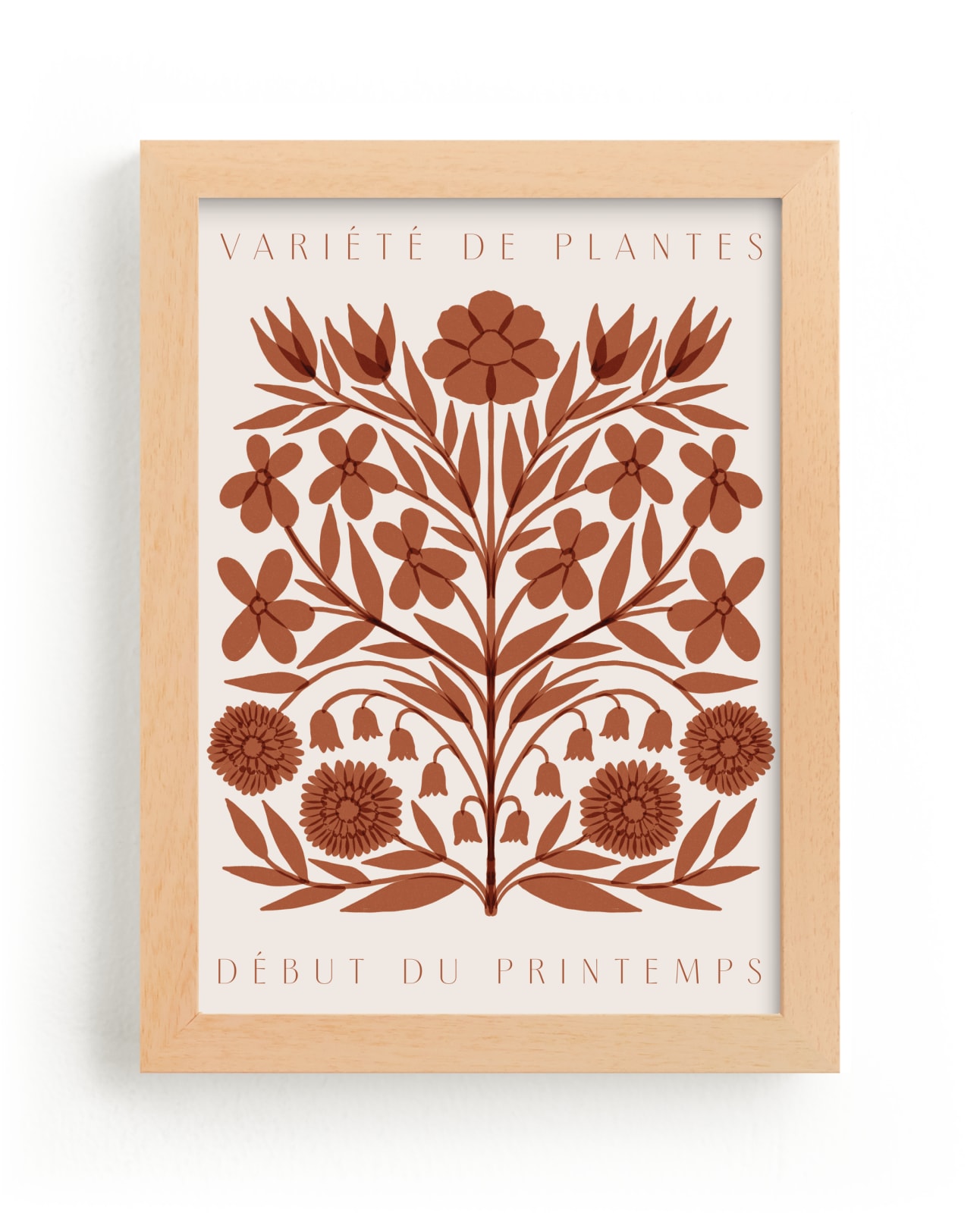 "Les Plantes I" - Grownup Open Edition Non-custom Art Print by Katharine Watson in beautiful frame options and a variety of sizes.