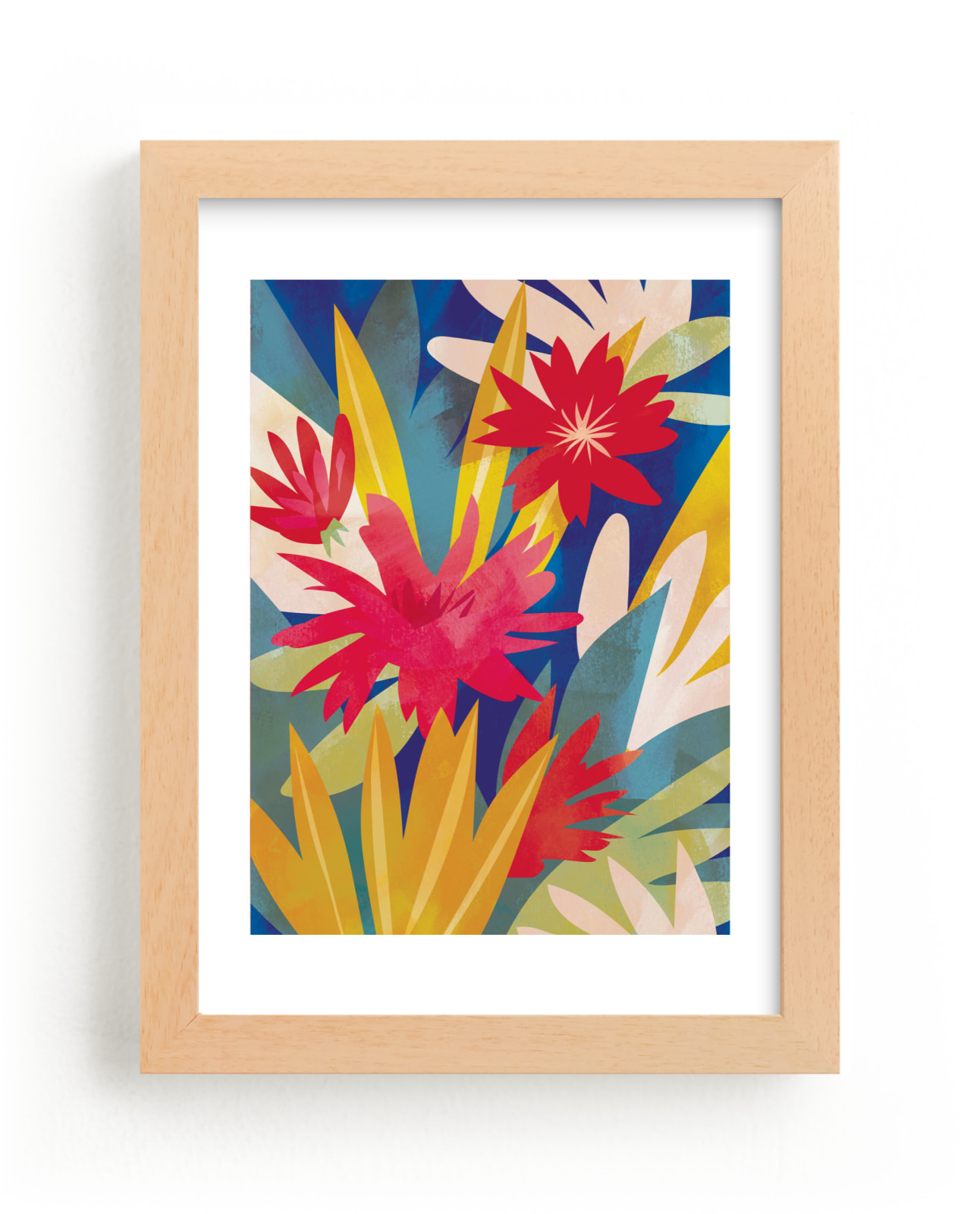 "Tropical Bliss" - Limited Edition Art Print by Jen Florentine in beautiful frame options and a variety of sizes.