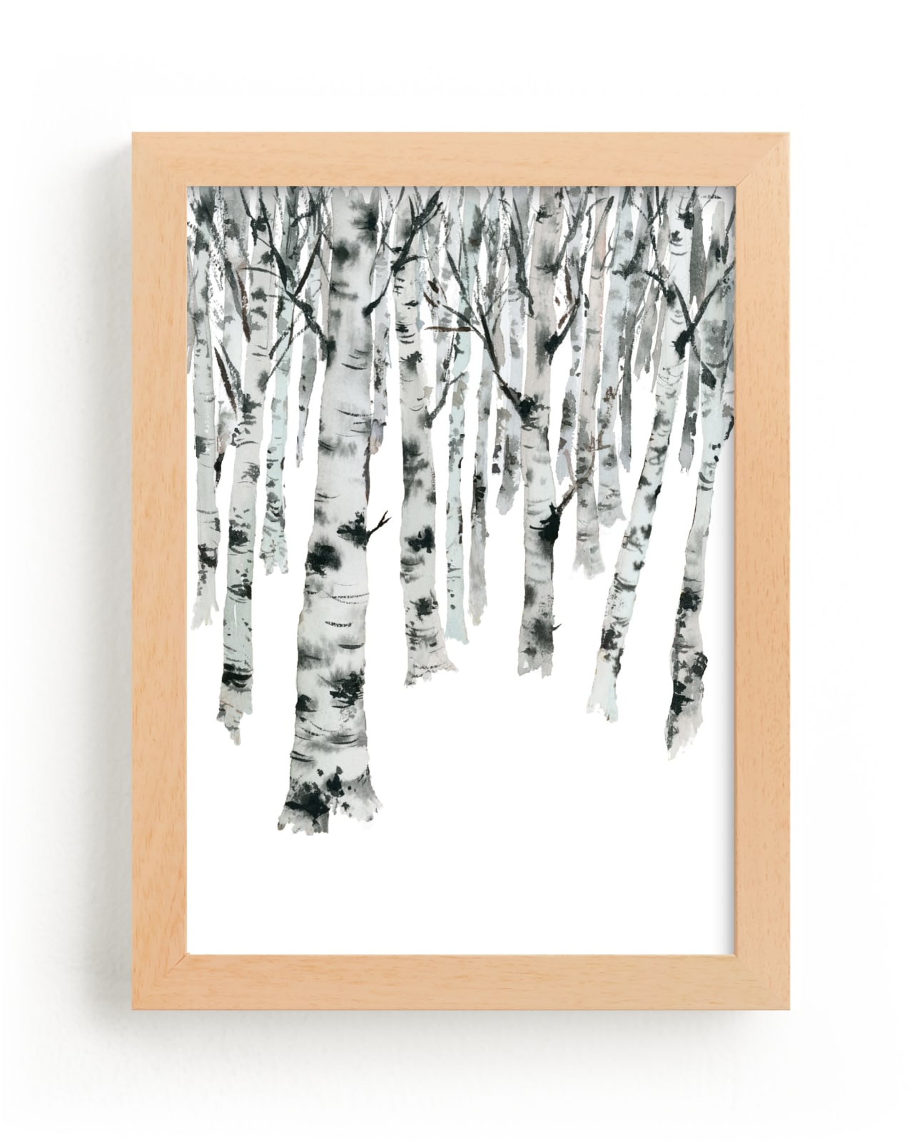 Birch Forest Wall Art Prints by Jean Choe Art and Design | Minted