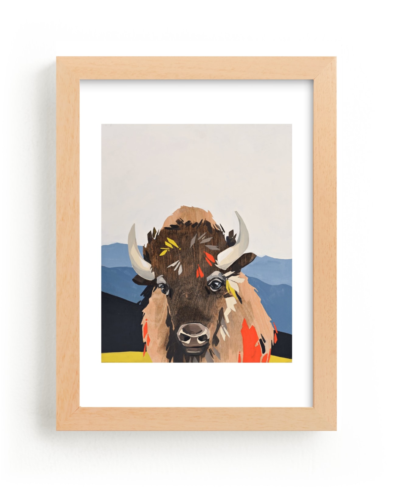 "Konza" - Limited Edition Art Print by Marla Beyer in beautiful frame options and a variety of sizes.