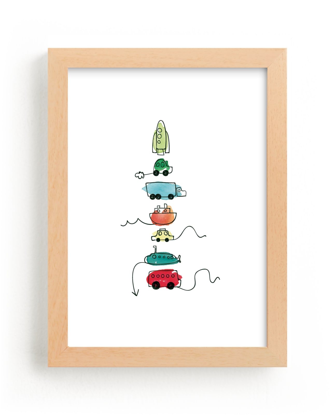 "On the Move" - Limited Edition Art Print by Kelly Ventura in beautiful frame options and a variety of sizes.