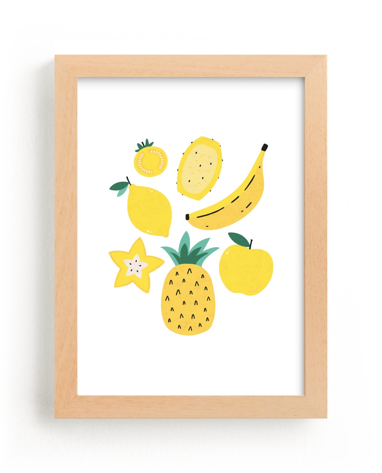 "Monochrome Fruit No. 2" - Limited Edition Art Print by Erica Krystek in beautiful frame options and a variety of sizes.