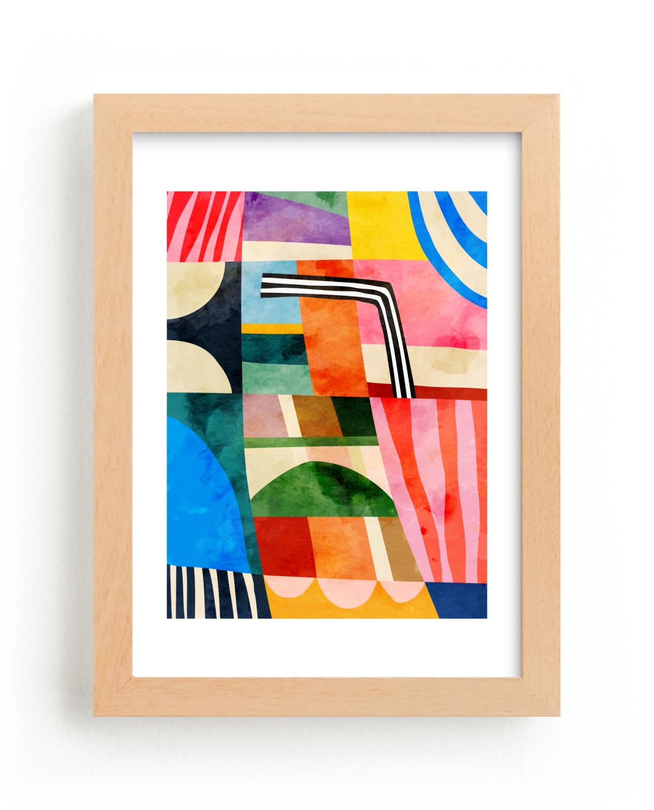 "Summer blocks" - Limited Edition Art Print by Mojca Dolinar in beautiful frame options and a variety of sizes.