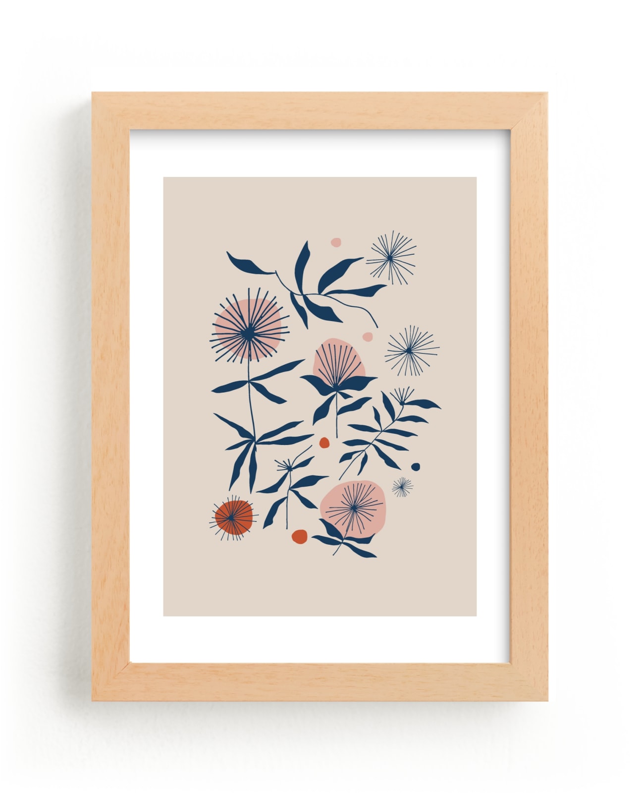 "Vintage Floral Set I" - Limited Edition Art Print by Kate Capone in beautiful frame options and a variety of sizes.