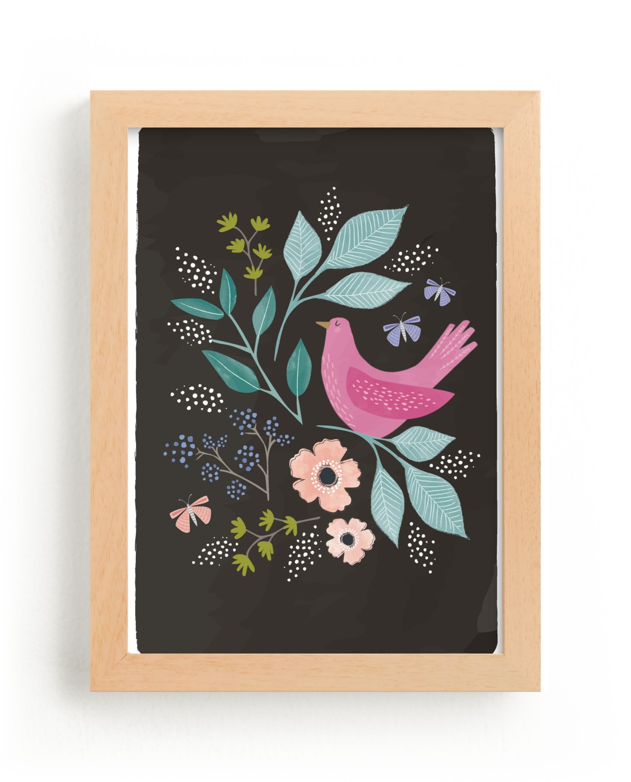 "garden birdie" - Limited Edition Art Print by Karidy Walker in beautiful frame options and a variety of sizes.