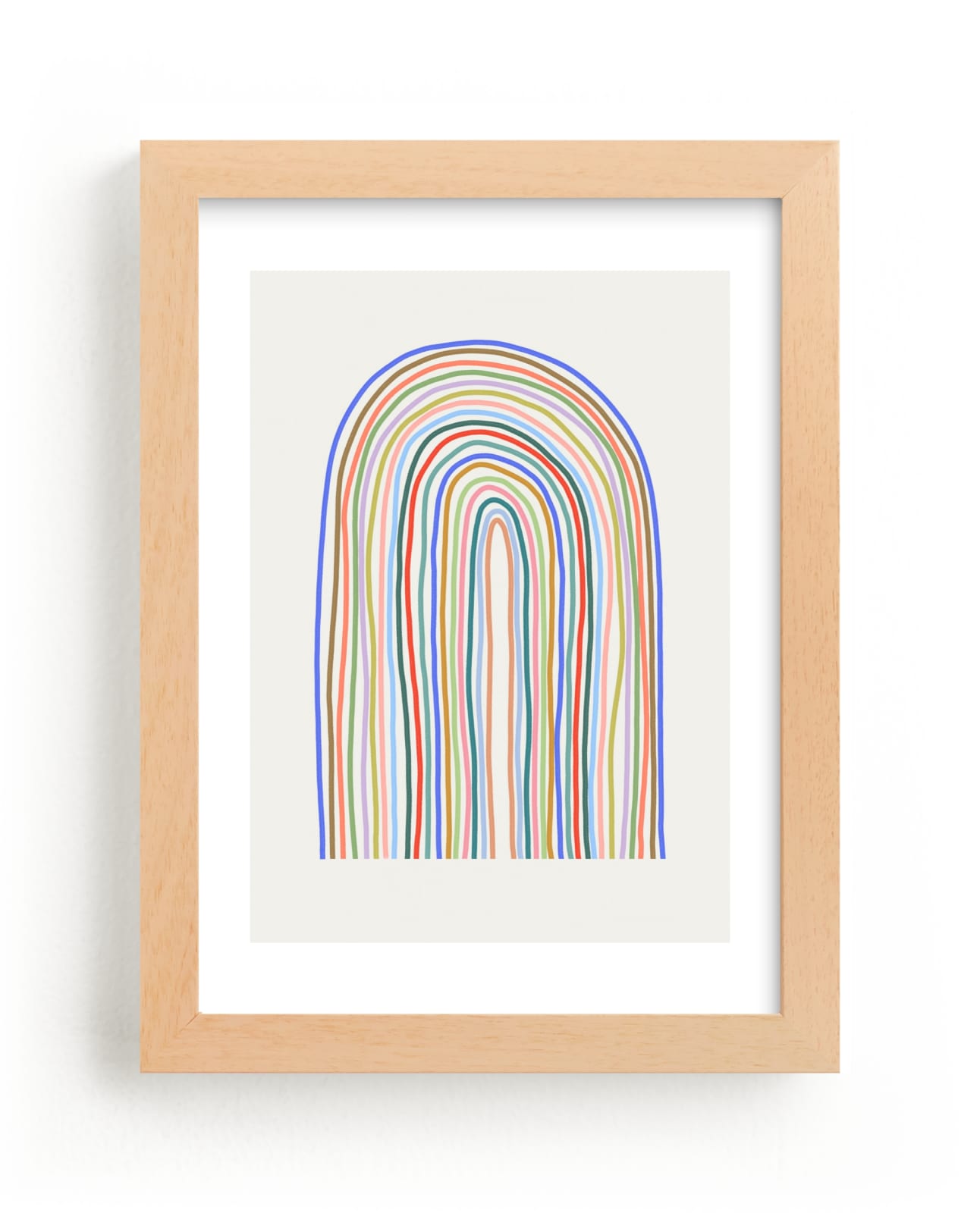 "happy rainbow" - Limited Edition Art Print by Kelly Ambrose in beautiful frame options and a variety of sizes.