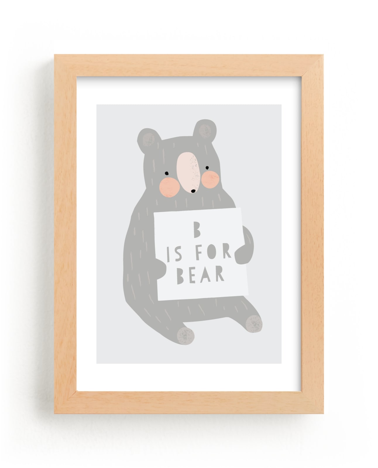 "Alphabear 2" by Angela Thompson in beautiful frame options and a variety of sizes.