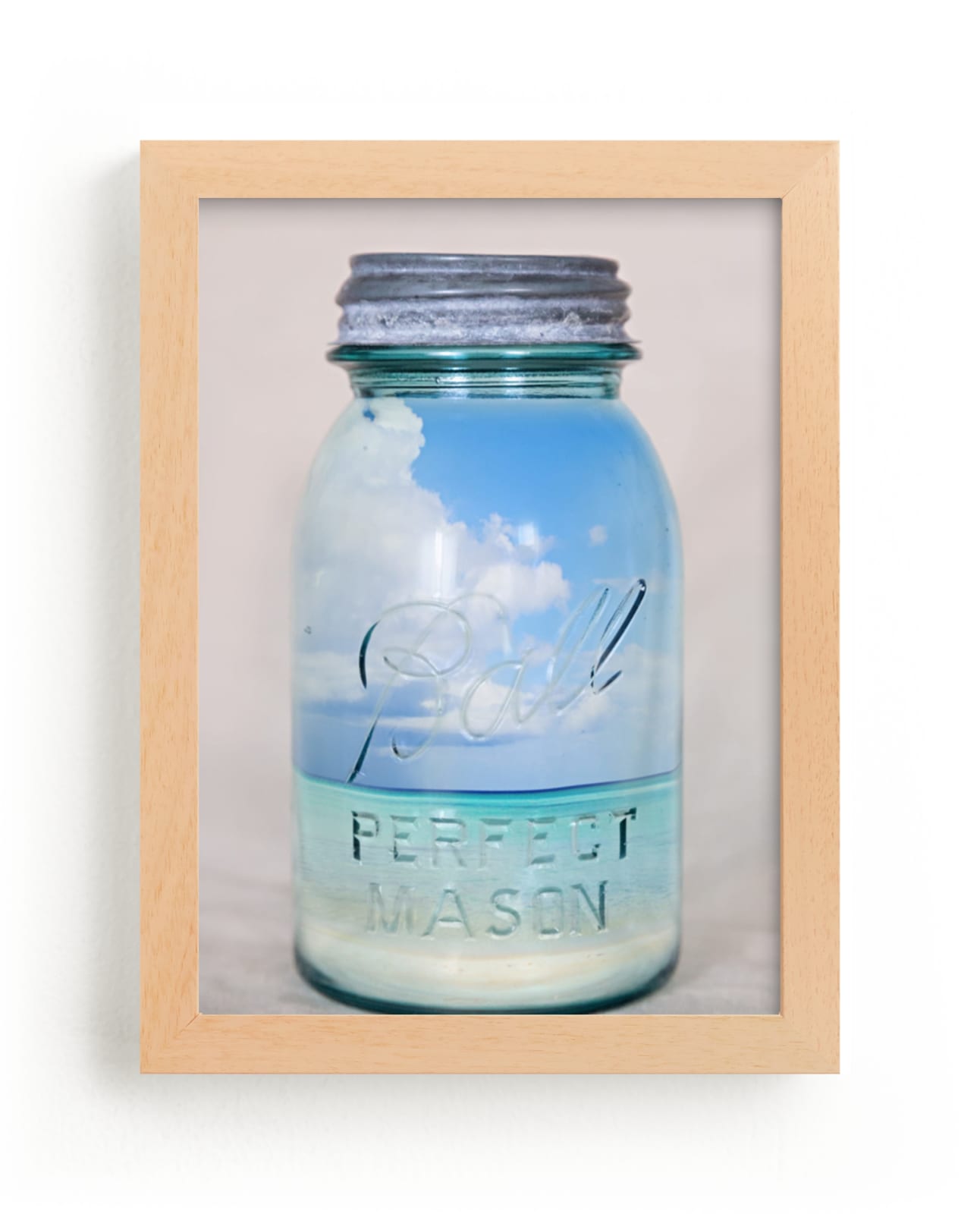 "Canned Beach" - Art Print by Erin Niehenke in beautiful frame options and a variety of sizes.