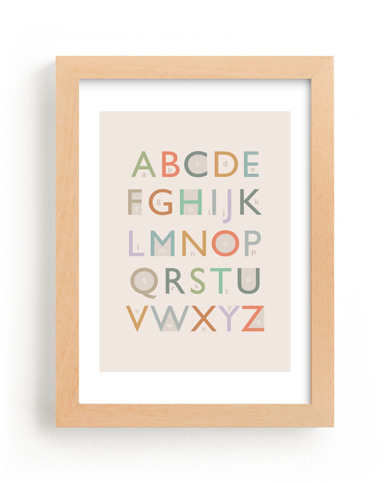 "Alphabet Letters" - Art Print by Carey Copeland in beautiful frame options and a variety of sizes.