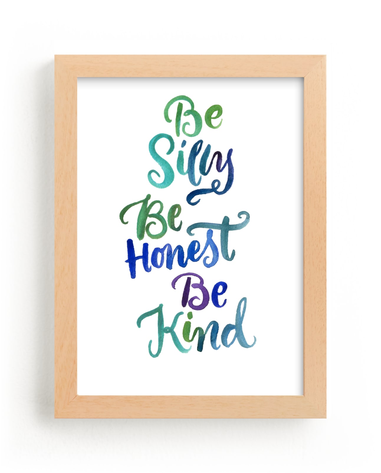 "Be Silly" - Art Print by Laura Bolter in beautiful frame options and a variety of sizes.