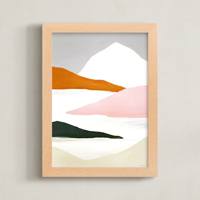 "Mount Rainier" by Shina Choi in beautiful frame options and a variety of sizes.