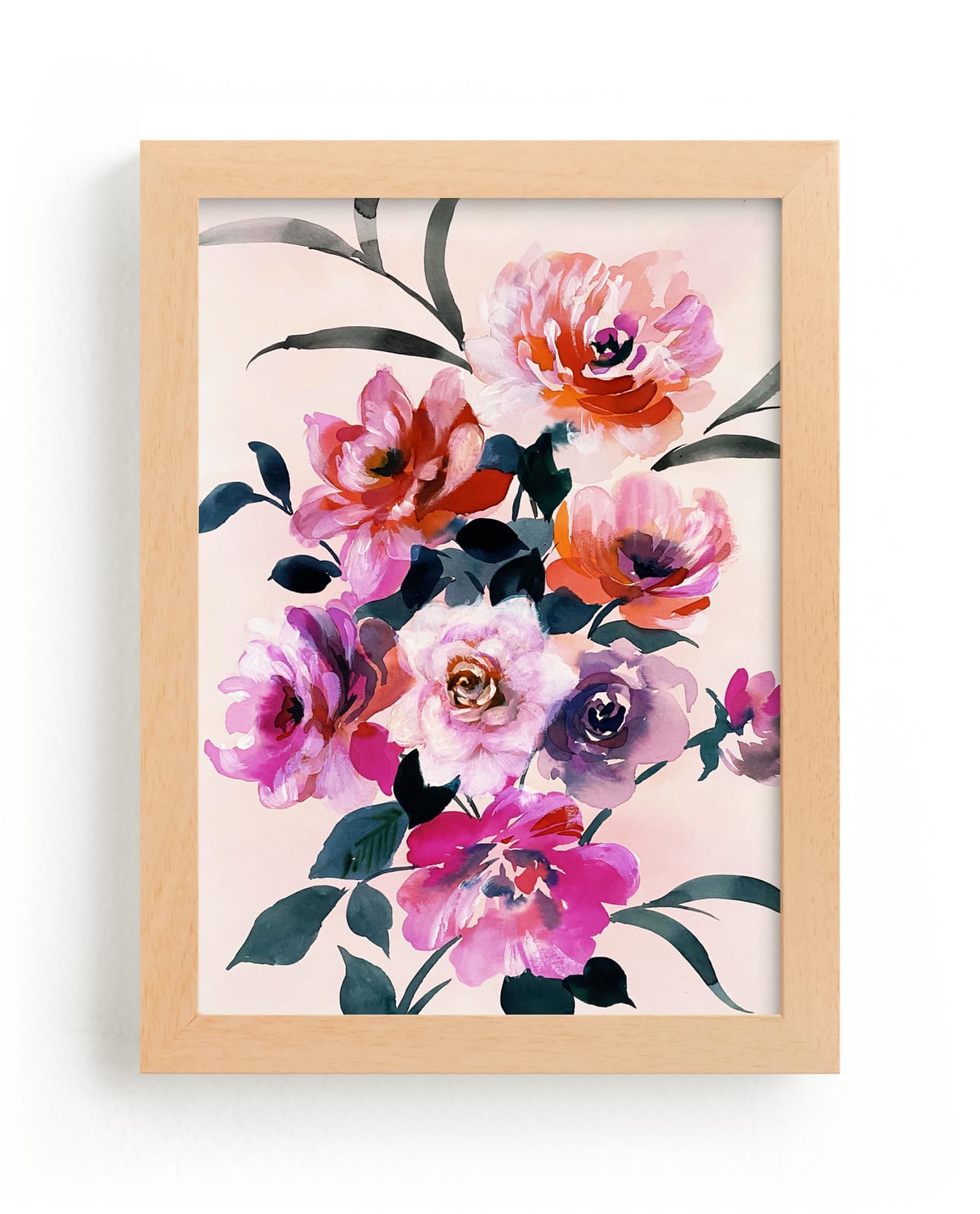 "Rose garden in June" by Tae Lee in beautiful frame options and a variety of sizes.