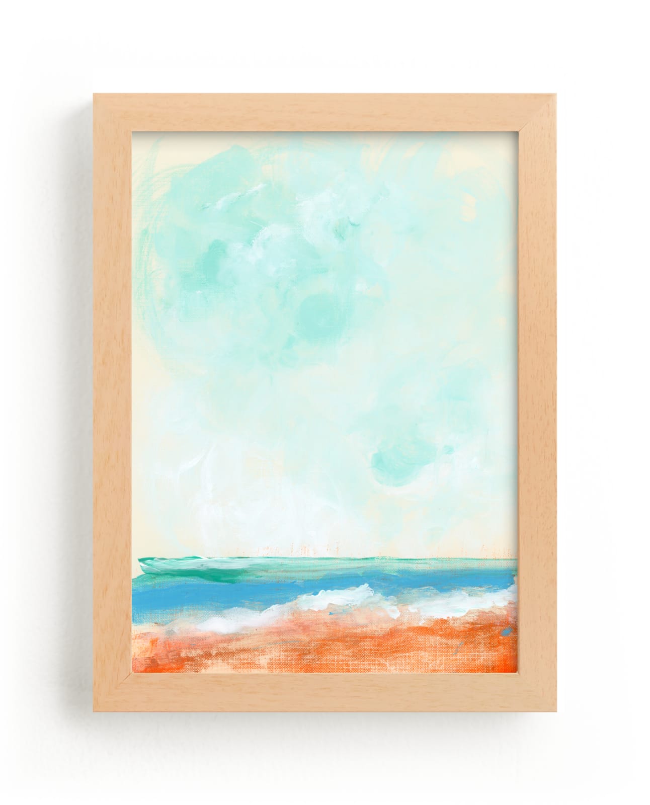 "Blazing Beach" by Lindsay Megahed in beautiful frame options and a variety of sizes.