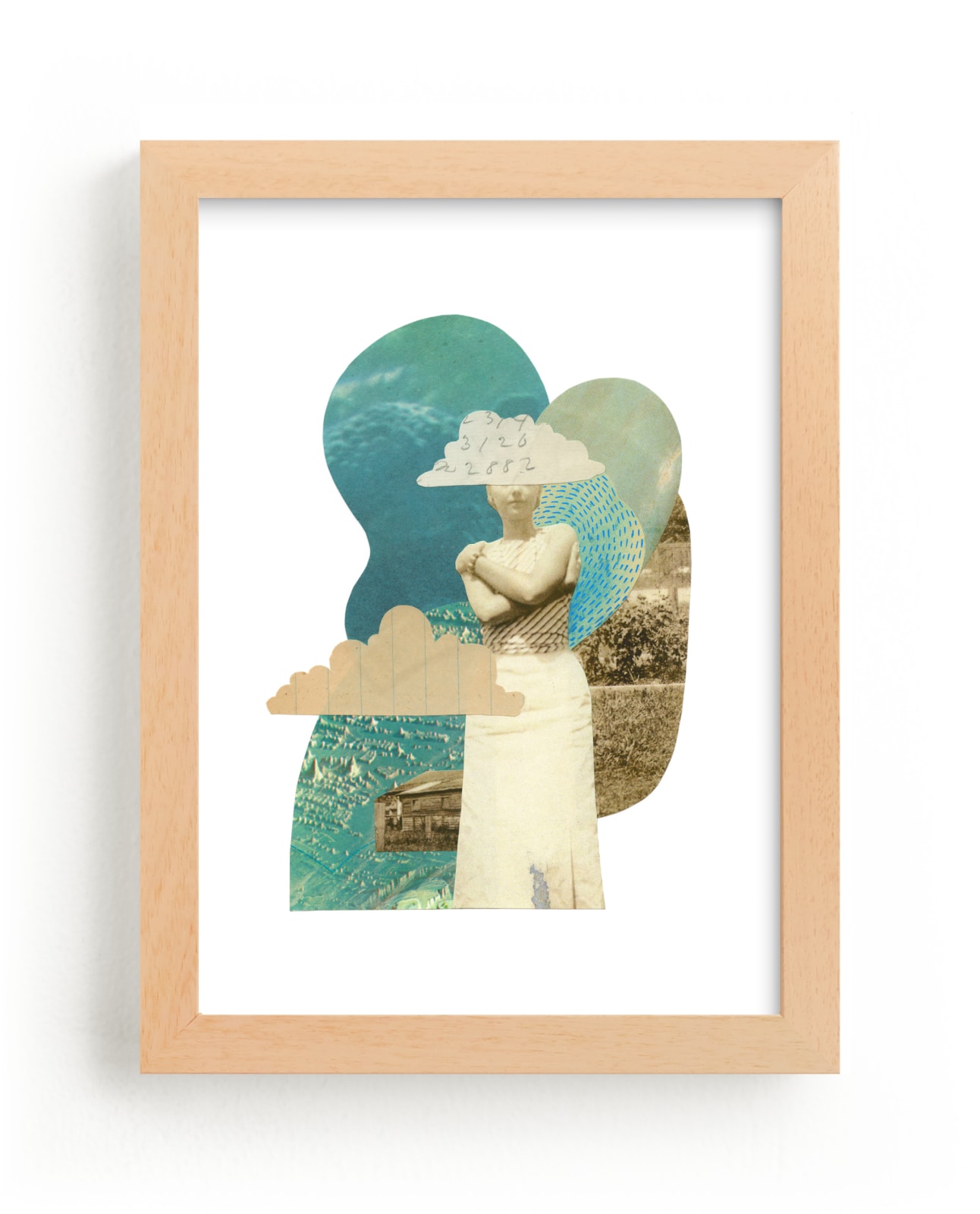 "Clouds and Currents" by Field and Sky in beautiful frame options and a variety of sizes.