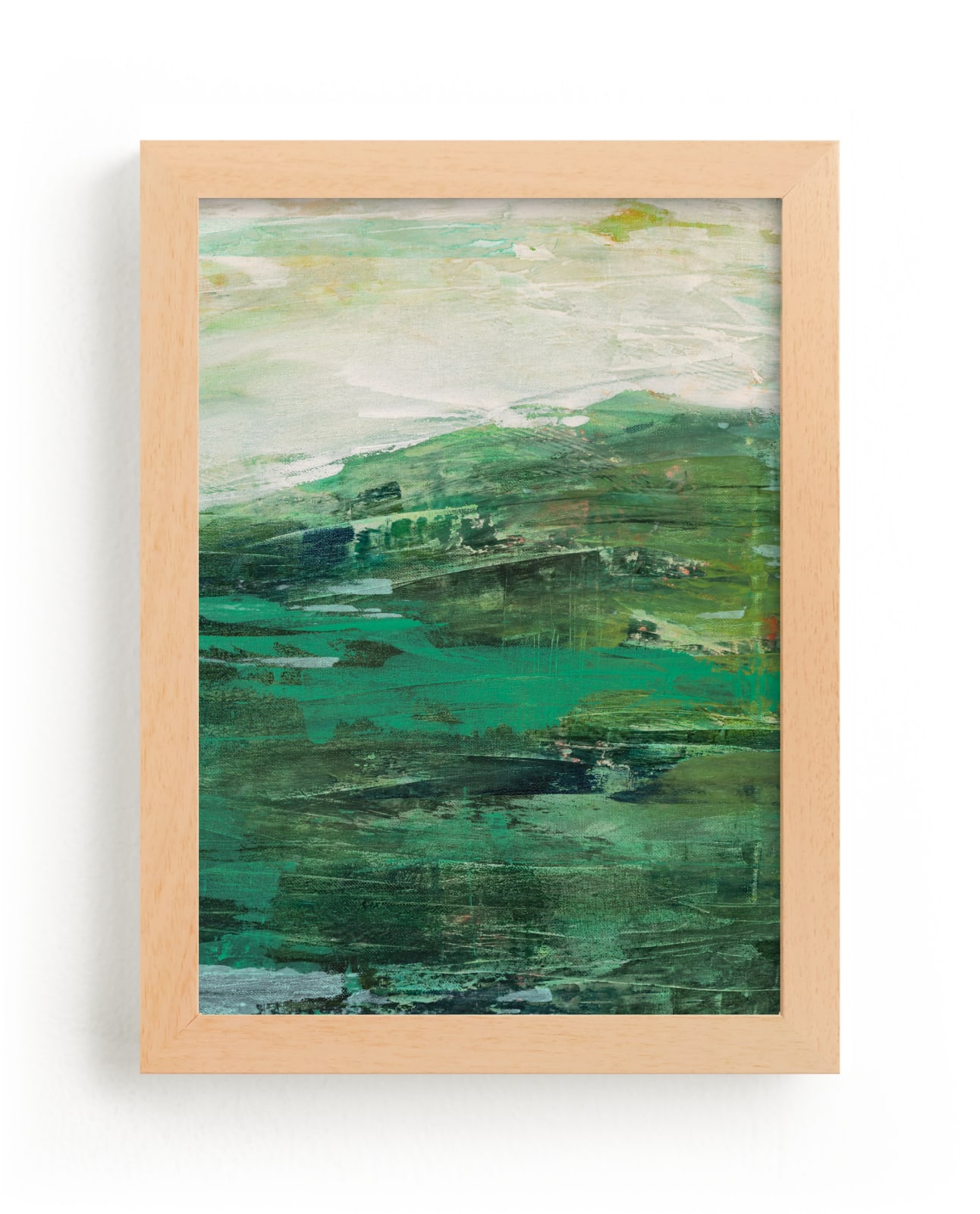 "Green Pastures by Stacy Kron" by Stacy Kron in beautiful frame options and a variety of sizes.